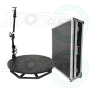 SILVER PACKAGE - Round Manual 35” 360 Photo Booth RM-5 Silver Package