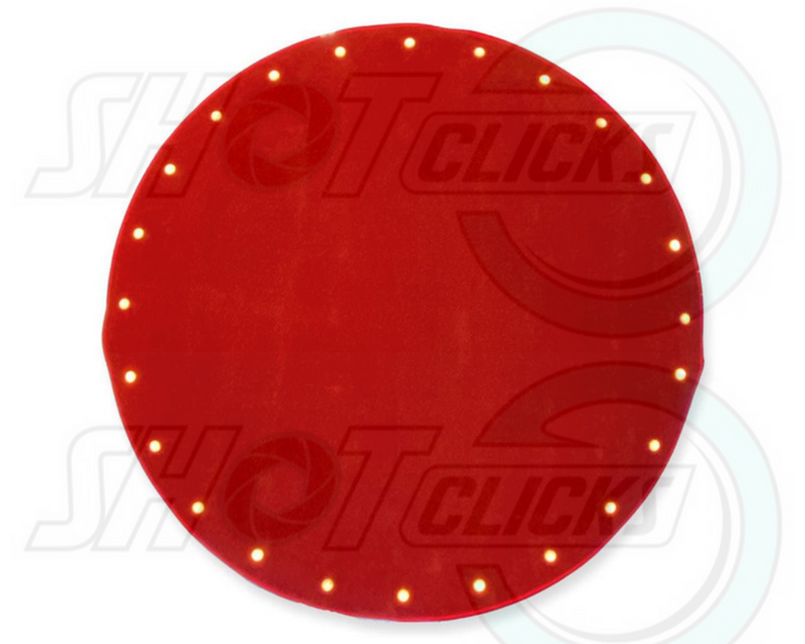 47” ROUND RED LED CARPET 360 PHOTO BOOTH