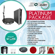 PLATINUM PACKAGE - Automatic 35” 360 Photo Booth Platinum Package